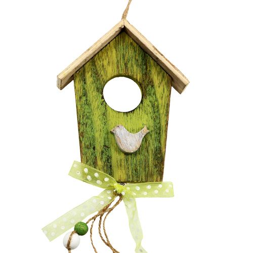 Product Birdhouse for hanging green 15cm L65cm 3pcs