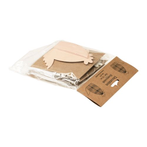 Product Honeycomb chicken table decoration Easter white orange 11×6.5×12cm 6pcs