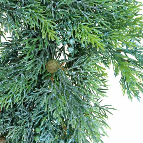 Floristik24 Artificial juniper wreath with cones and berries green 48cm