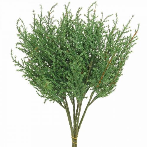 Juniper branch artificial green decorative branch Christmas 39cm 6pcs Juniper branch artificial green decorative branch Christmas 39cm 6pcs