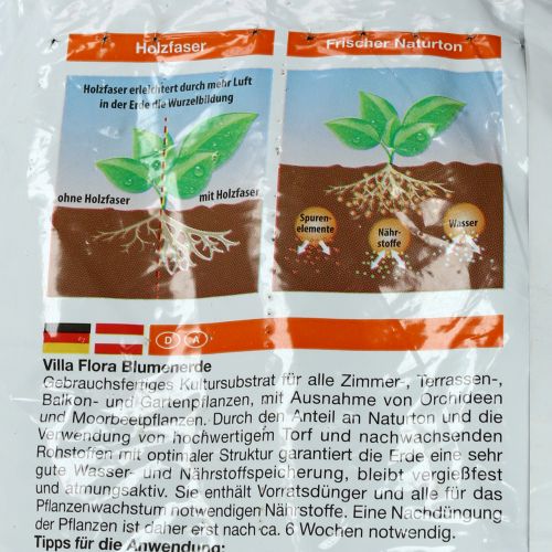Product Earth Villa Flora potting soil (20 Ltr.)