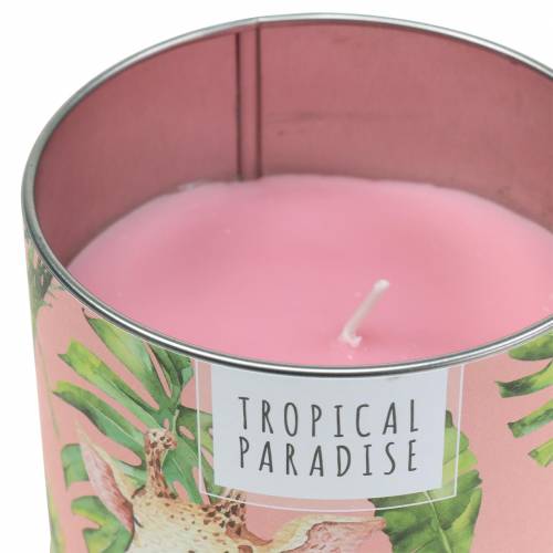 Floristik24 Scented candle in the can rainforest pink Ø9.5cm H8cm
