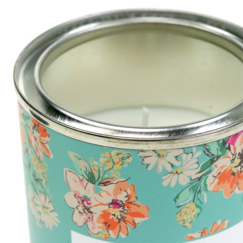 Floristik24 Vanilla scented candle in flower box Ø6.5cm