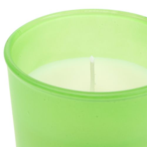 Product Scented candle in a glass cucumber-eucalyptus Ø7cm