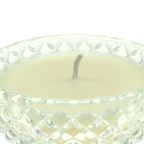 Floristik24 Scented candle in glass vanilla Ø10cm