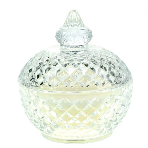 Floristik24 Scented candle in glass vanilla Ø10cm