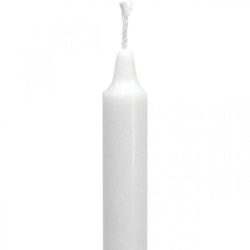 Product PURE wax candles stick candles white 250/23mm natural wax 4pcs