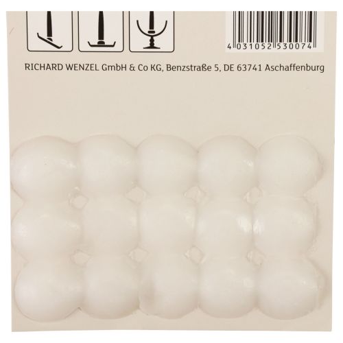 Product Wax Adhesive Pads for Candles Adhesive Pads White 15 Pcs