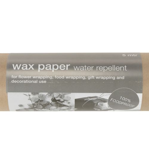 Brown Wax Paper Roll for