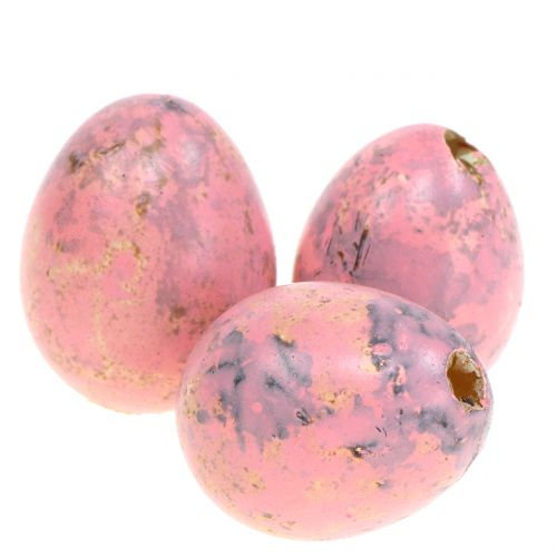 Floristik24 Quail Eggs Light Pink 3cm Blown Out Eggs Spring Decoration 50 Pcs