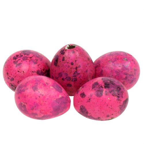 Floristik24 Quail Eggs Pink 3.5-4cm Blown Eggs Easter Decoration 50pcs