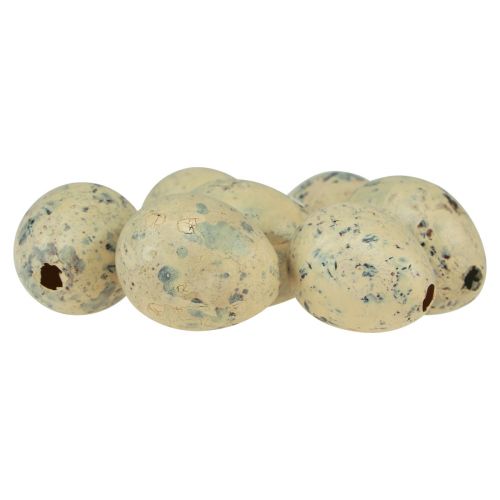 Floristik24 Quail Eggs Decoration Easter Blown Out Eggs Cream 3cm 50 Pcs