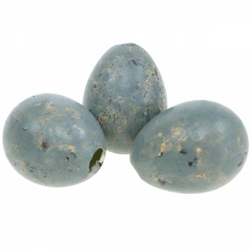 Floristik24 Quail Egg Decoration Gray Marbled Empty 3cm Easter Decoration 50pcs