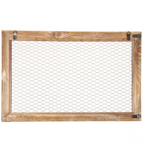 Product Wall Decoration Wood Metal Rustic Decoration Brown 40x60cm