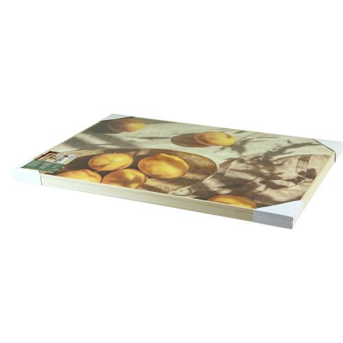 Product Wall decoration picture with lemons summer decoration to hang 40x60cm