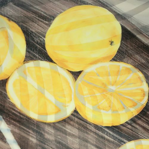Product Wall decoration summer decoration picture with lemons lemonade 40×60cm