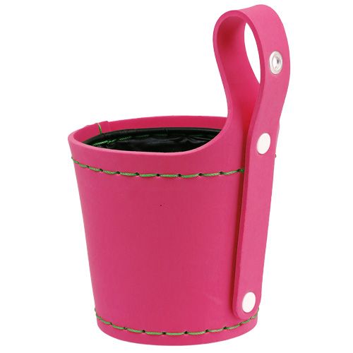 Floristik24 Wall hanger plant pot pink Ø14cm H15cm, 1pc