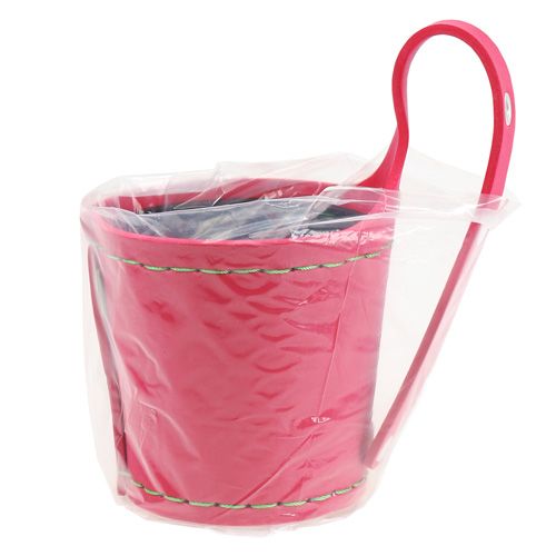 Floristik24 Wall hanger plant pot pink Ø14cm H15cm, 1pc