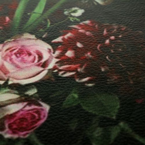 Floristik24 Wall plate with floral pattern Ø33cm