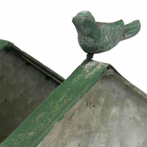 Floristik24 Metal birdhouse for planting H25.5cm