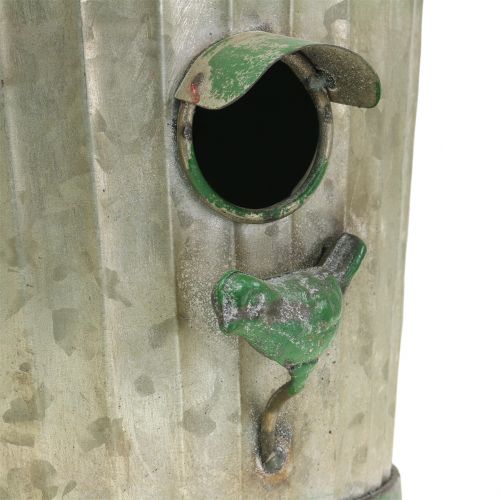 Product Decorative birdhouse for hanging antique green H26cm