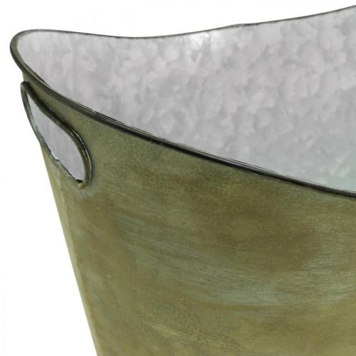 Product Set of planter tub copper-colored/white L32.5cm/36.5cm/41.5cm