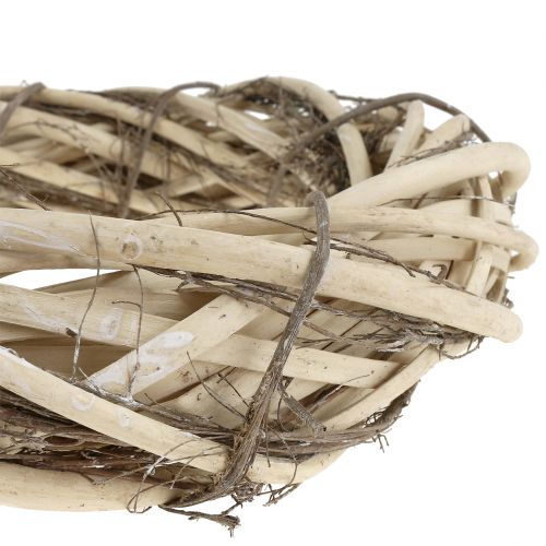 Floristik24 Wicker wreath with branches nature Ø30cm