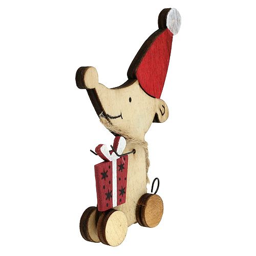 Floristik24 Christmas decoration mouse 9cm natural 16 pcs