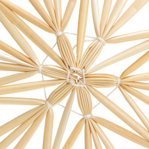 Product Christmas straw stars Christmas tree decorations 8cm 12 pieces