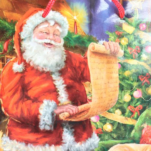 Floristik24 Paper bag Santa 11cm x 13.5cm