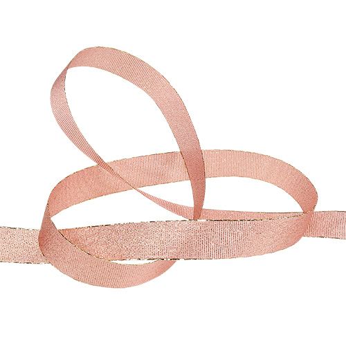 Product Christmas ribbon pink gold 15mm 20m