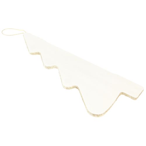 Product Christmas Tree Paper Fir for Hanging White 40cm 2pcs