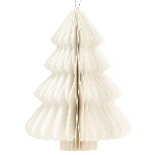 Product Christmas Tree Paper Christmas White Silver 20cm 5pcs