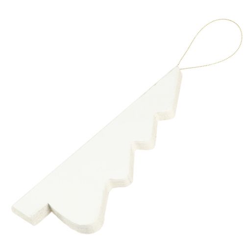 Product Christmas Tree Paper Christmas White Silver 20cm 5pcs