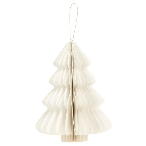 Product Christmas Tree Paper Christmas White Silver 20cm 5pcs