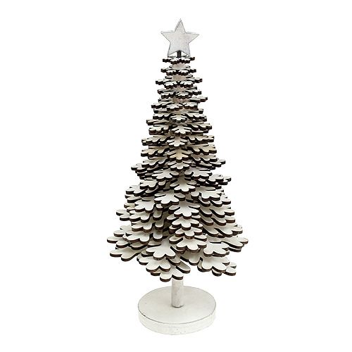 Floristik24 Christmas tree snowflakes white 25cm