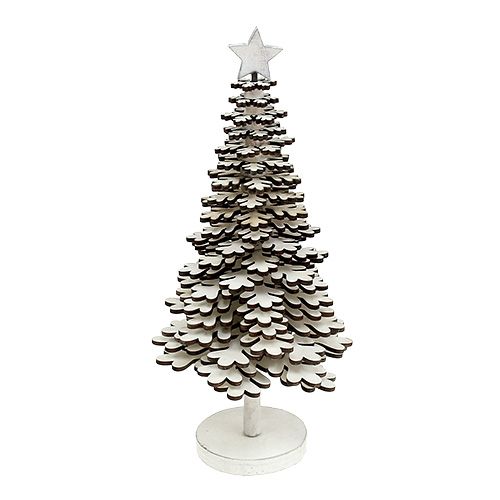 Christmas tree snowflakes white 25cm
