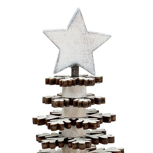 Floristik24 Christmas tree snowflakes white 25cm