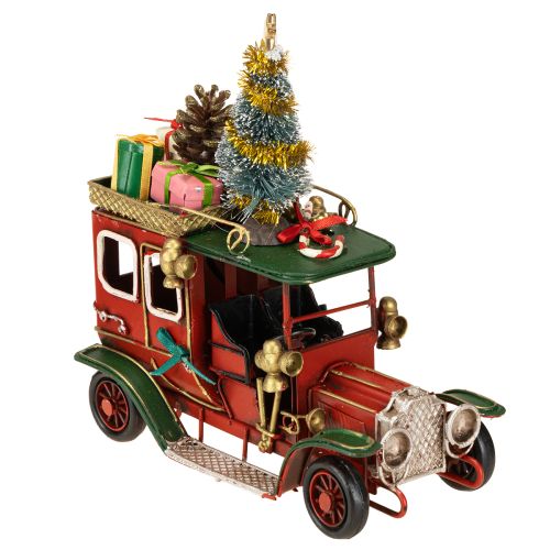 Floristik24 Christmas decoration car Christmas car vintage red 15×7×16cm