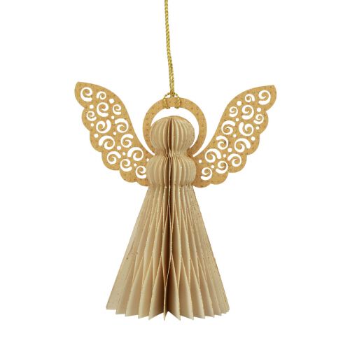 Product Paper Angel Christmas Angel Decoration Paper Cream H12cm 4 Pcs