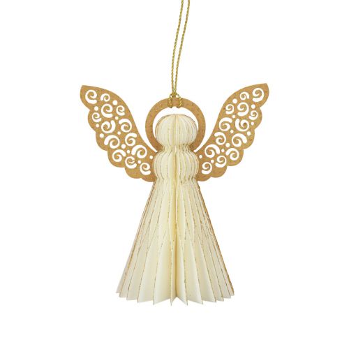 Product Paper Angel Christmas Angel Decoration Paper White H12cm 4 pcs