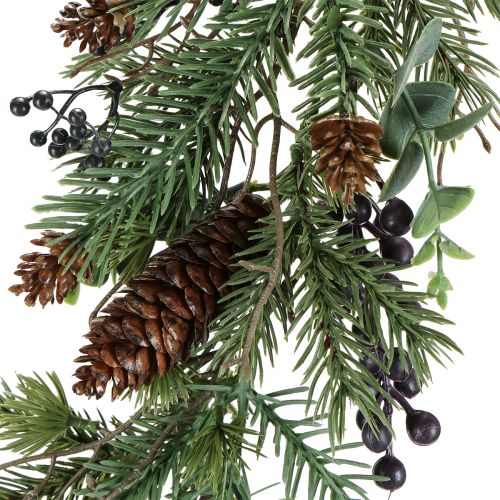 Product Christmas garland purple berry garland artificial 180cm