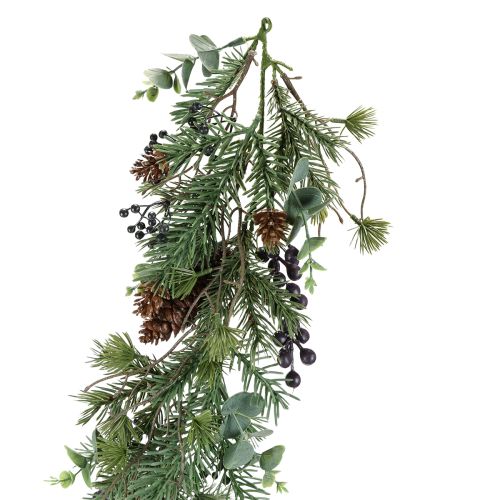 Product Christmas garland purple berry garland artificial 180cm
