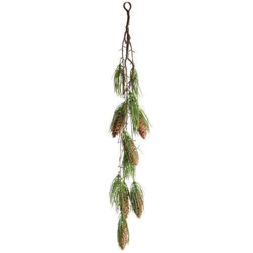 Product Christmas garland artificial fir green 6 cones 78cm