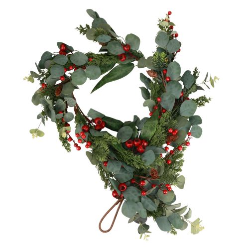 Floristik24 Christmas garland fir garland artificial eucalyptus conifer berry branch 160cm