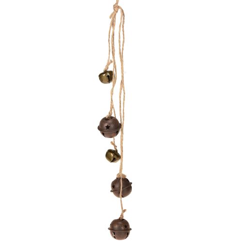 Christmas bells for hanging, H37cm, 6 pieces