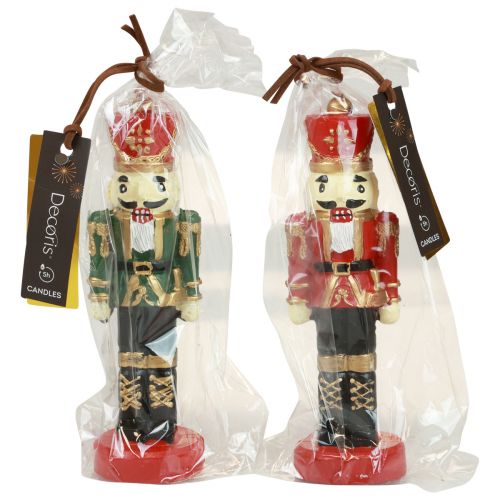 Product Christmas candle nutcracker figure table decoration Christmas 12cm 1 pc