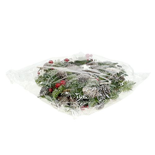 Floristik24 Christmas wreath with cones, berries Ø20cm 2pcs
