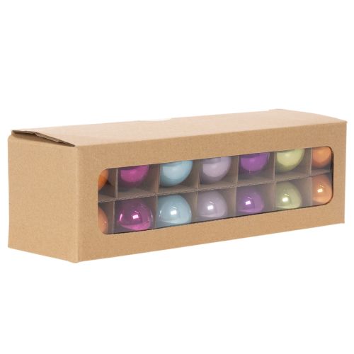 Set of 24 Colourful Glass