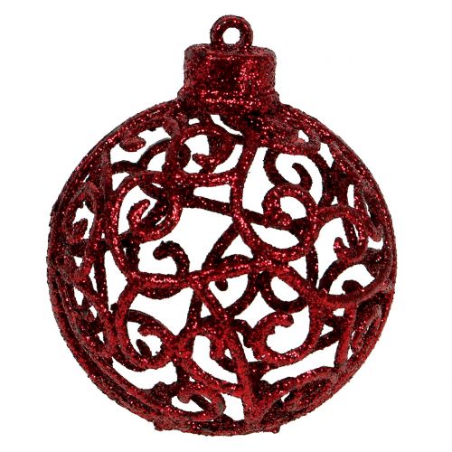 Floristik24 Christmas ball dark red Ø6cm 16 pcs